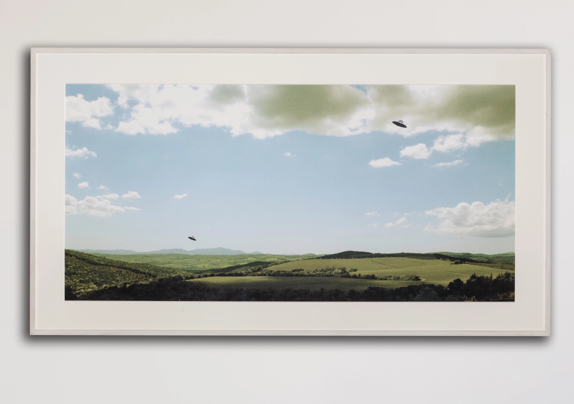 Paesaggio con dischi volanti (Castelgiocondo)