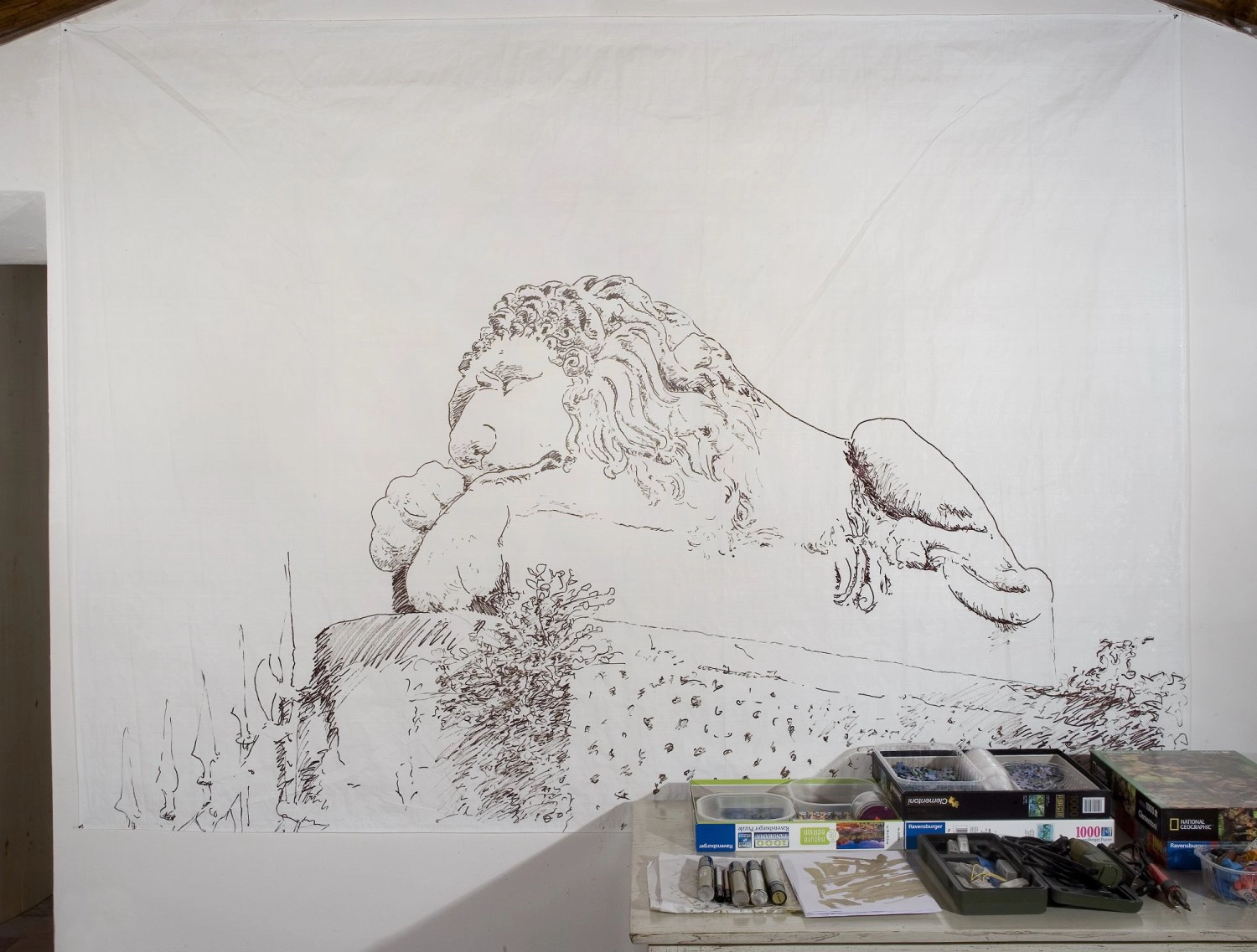 Residenza di Stefano Arienti a Cascina Terrarossa